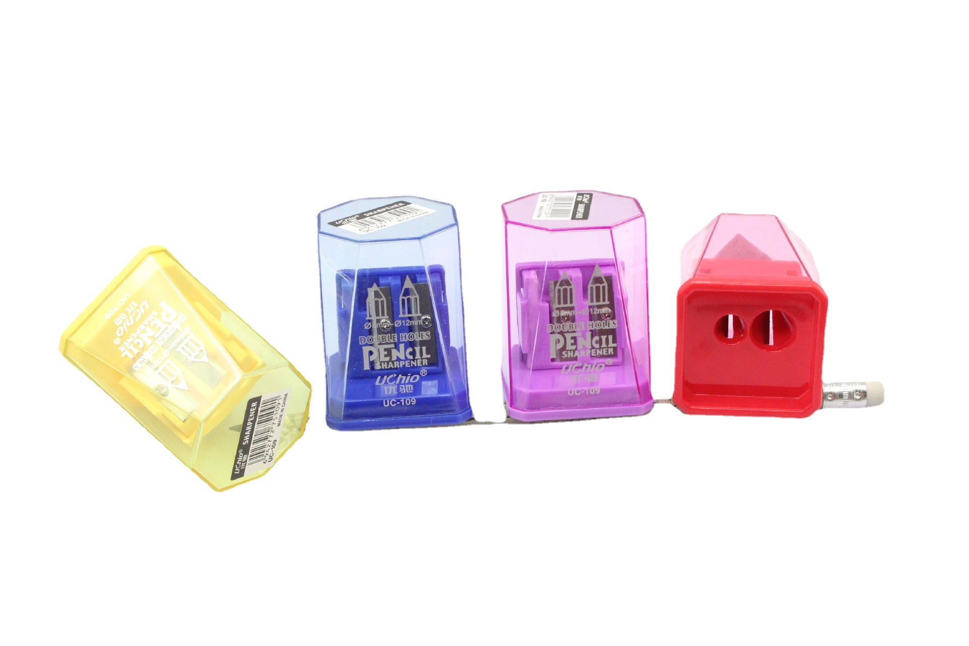 Popular Fashion Creative Easy-to-Use Portable Office Transparent Pencil Sharpener Pencil Shapper Pencil Sharpener