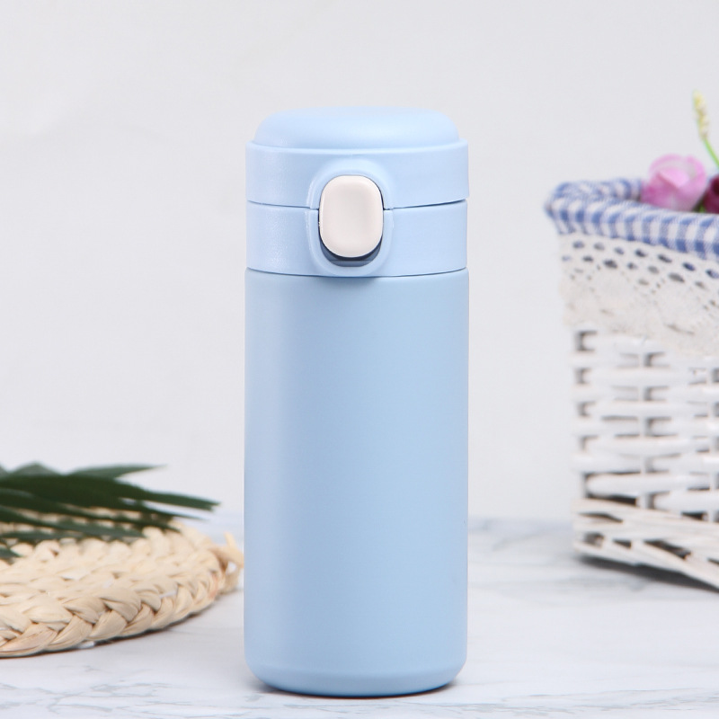 Creative Mini Pea Cup Cute and Compact Advertising Gift Cup Double Layer Vacuum Portable Bounce Cover Thermos Cup