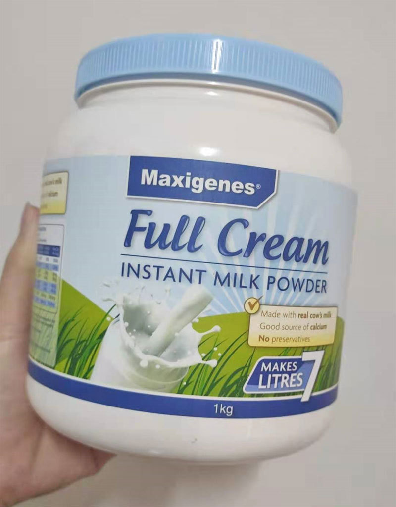 澳洲进口maxigenes奶粉蓝胖子全脂牛奶粉成人脱脂奶粉现货行货