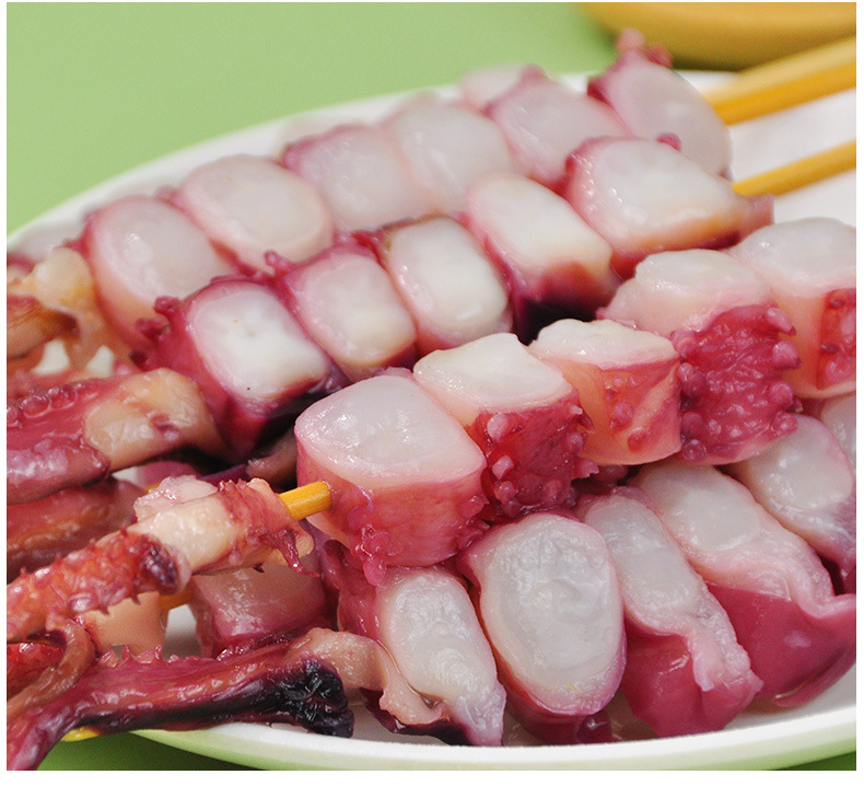 佰腾鱿鱼章鱼足龙珠串关东煮麻辣烫火锅食材烧烤铁板鱿鱼商用批发