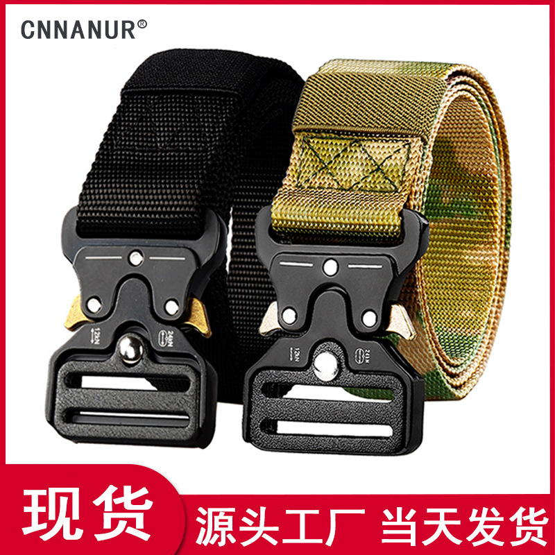 Exclusive for Cross-Border Cobra Tactical Belt Functional Training Nylon Waistband Belt Outdoor Overalls Men's Leather Belt