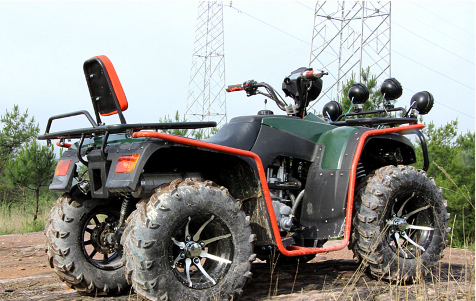 厂家直销四驱沙滩车四轮越野摩托车双人座龙鼎全地形车山地车atv
