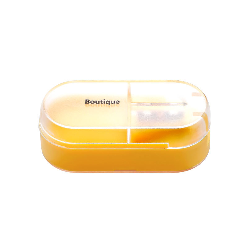 Pill Cutter Medicine Dispenser Pill Cutter with Divide Cutting Tablets Separately Packed Case Portable Packing One Week Small Medicine Box