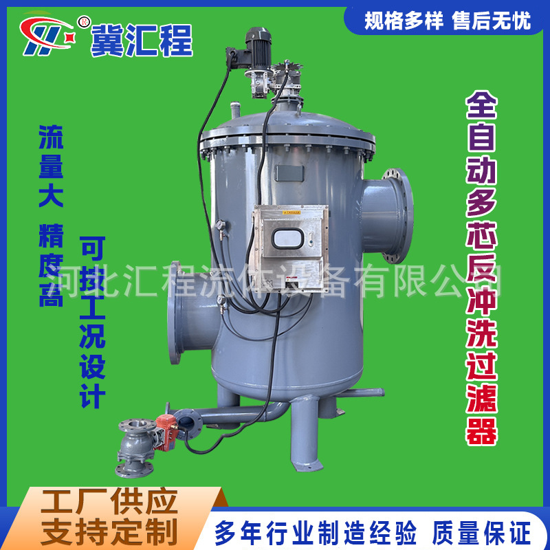 厂家直销全自动多芯反冲洗过滤器 防爆型多芯式自清洗过滤器