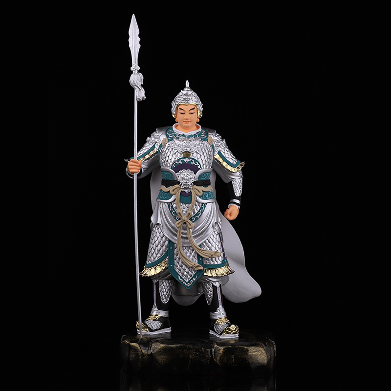 赵子龙将军神像赵云供奉办公三国武将常胜将军赵圣帝公佛像摆件