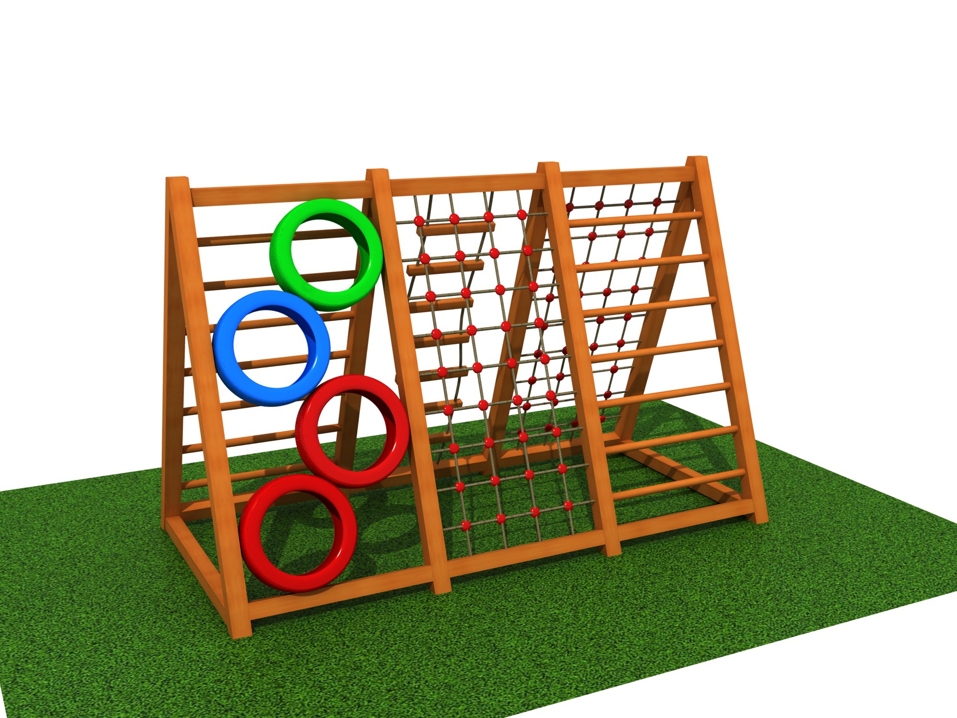 幼儿园木制攀爬组合架 儿童早教感统训练器户外黄花梨实木攀爬架