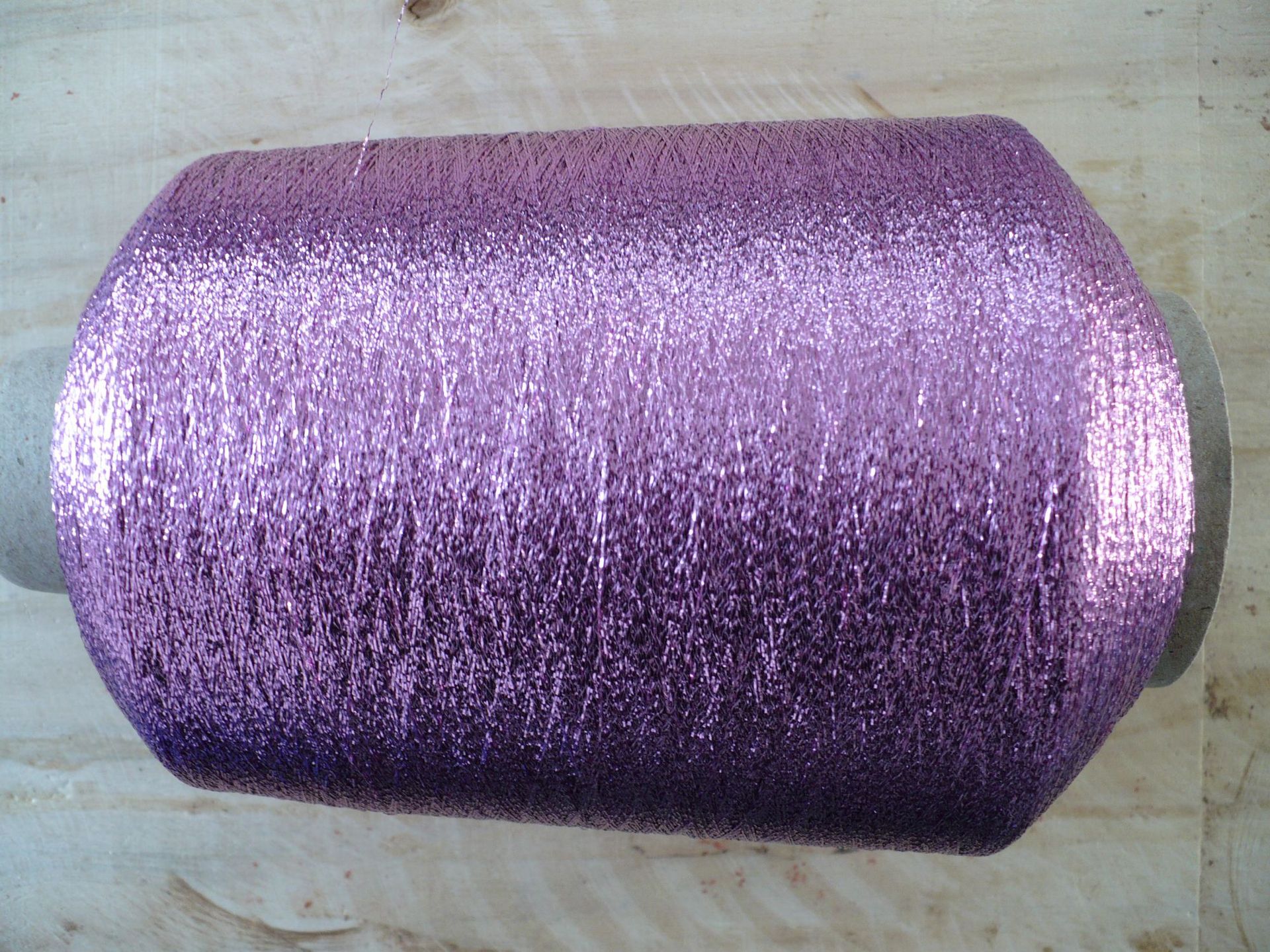 金葱包芯纱大红葱细线草绿葱缠绕人造棉纱天蓝金葱包覆涤纶线纱