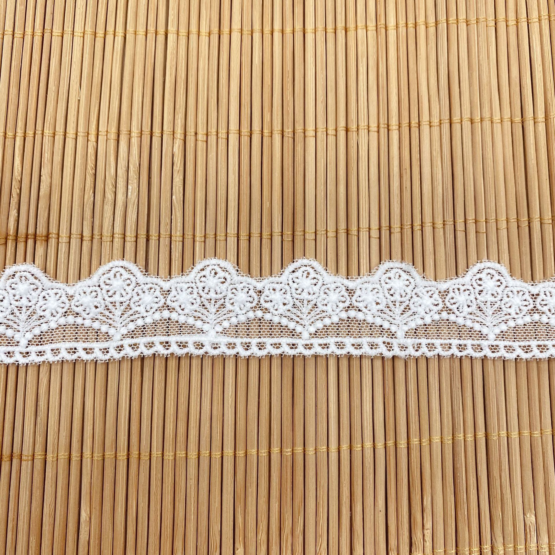 牛奶丝花边 水溶条码洛丽塔辅料内衣配饰单边蕾丝花边服装辅料