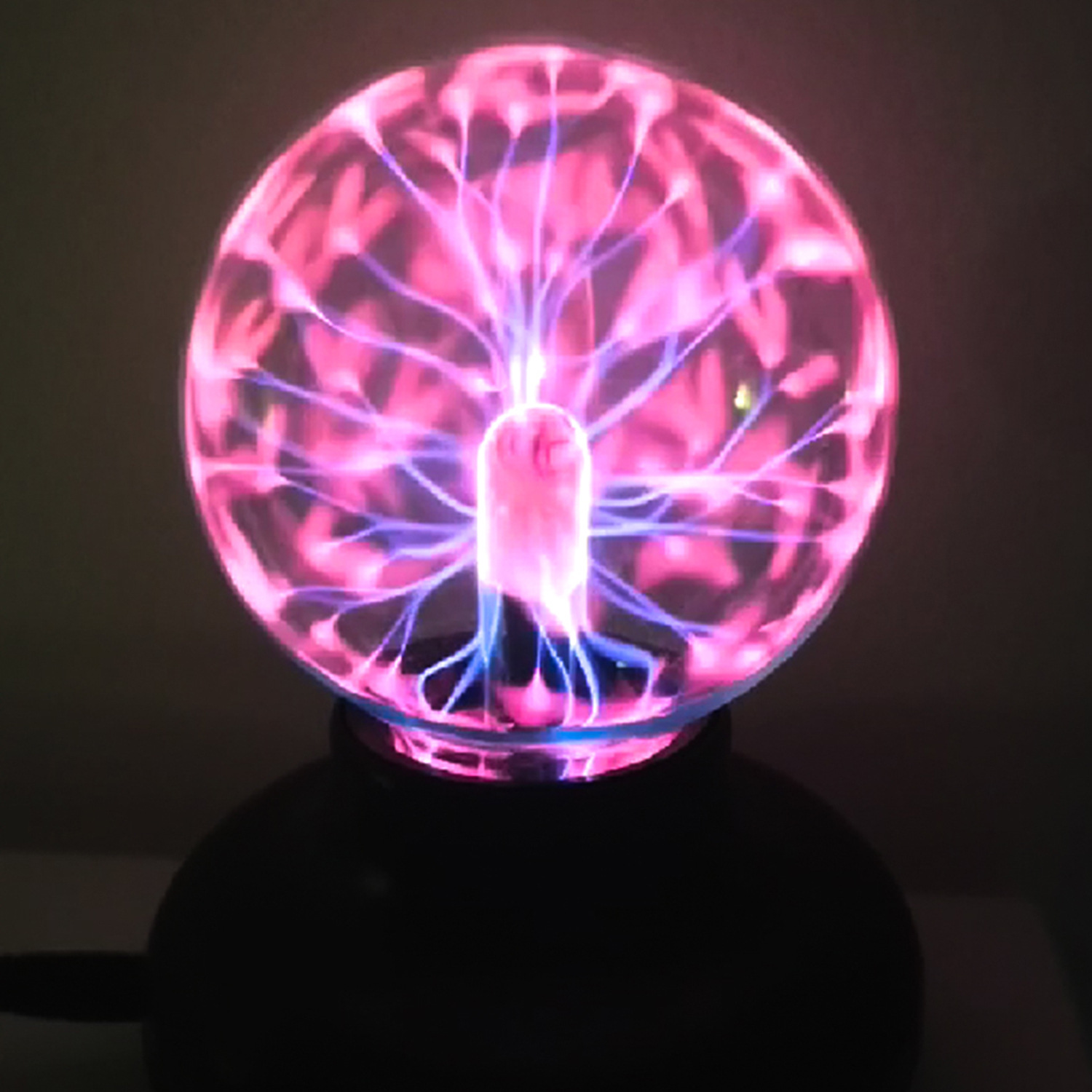 跨境热销3寸usb魔法水晶静电感应离子球闪电球小夜灯氛围灯plasma