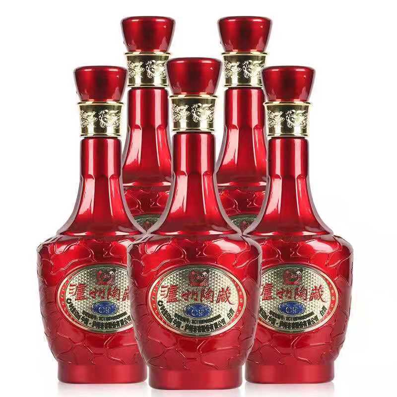 泸州陶藏42度浓香型白酒婚宴喜宴用红瓶装现货批发泸州酒