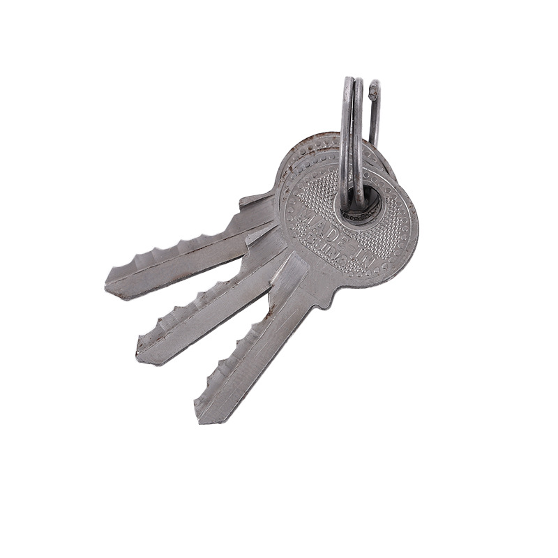 开708单舌锁红色管井门锁电表井锁老式斜舌锁房间门老锁钥匙胚