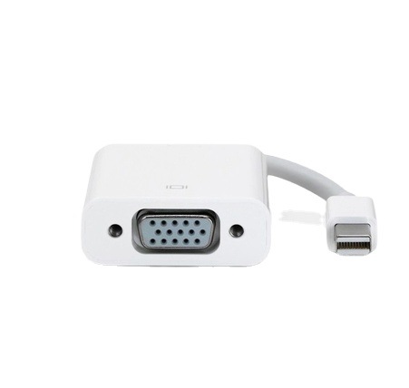 适用苹果电脑minidp转vga转换器雷电接口转投影仪电视视频转接线