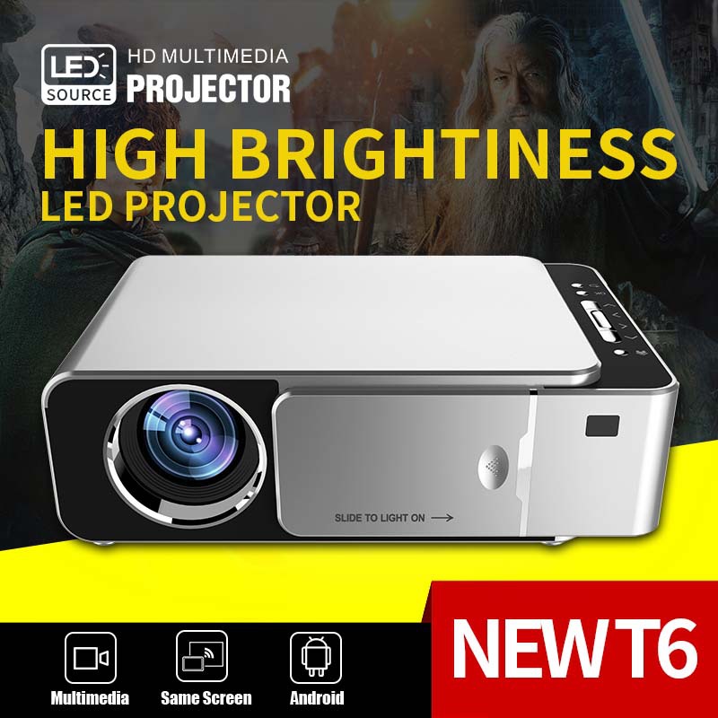 Cross-Border Small Portable Projector Home HD 1080P Wireless WiFi Mobile Phone Projection Screen Home Projector