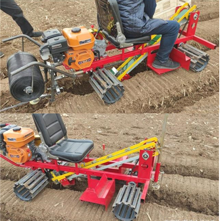 170汽油种姜机 乘坐式土豆种植机 简单操作的大姜播种机