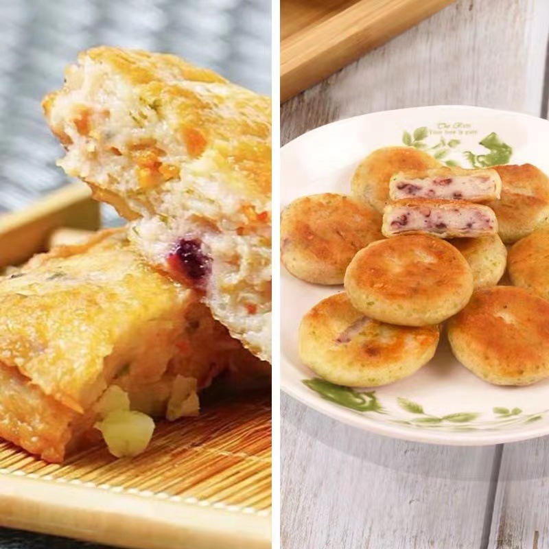 海苔章鱼饼 速冻 章鱼饼 墨鱼饼 油炸小食 早餐速食半成品 1kg/包