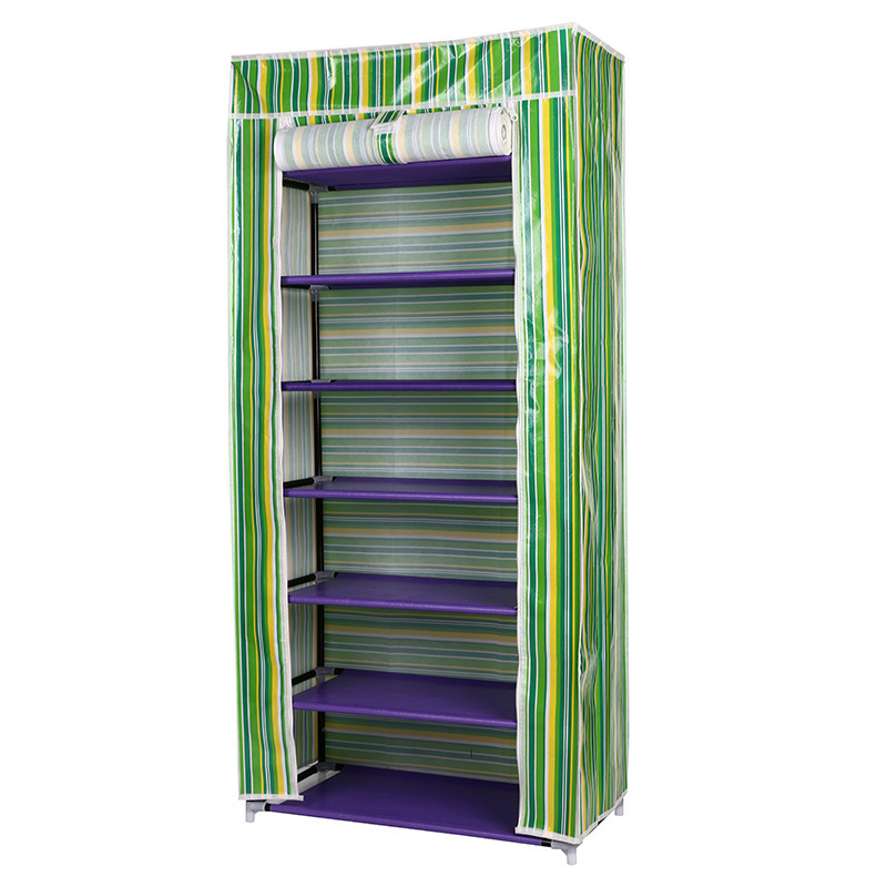 Shoe Rack Manufacturers Supply a Large Number of in Stock Simple Concise Assembly Creative Water-Repellent Cloth Shoe Cabinet Factory Direct Supply