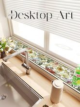 厨房窗台垫极窄吸水垫速干防尘台面窄边控水垫洗手台硅藻泥沥水垫
