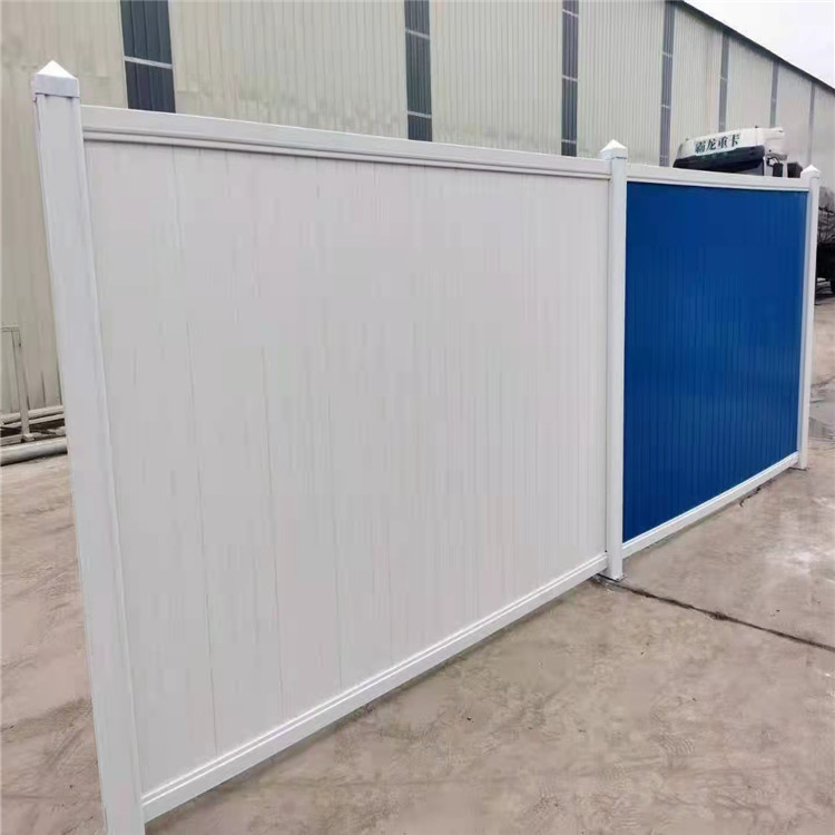 工地隔离围挡 道路施工隔离泡沫夹心围挡 蓝色彩钢瓦围挡-阿里巴巴