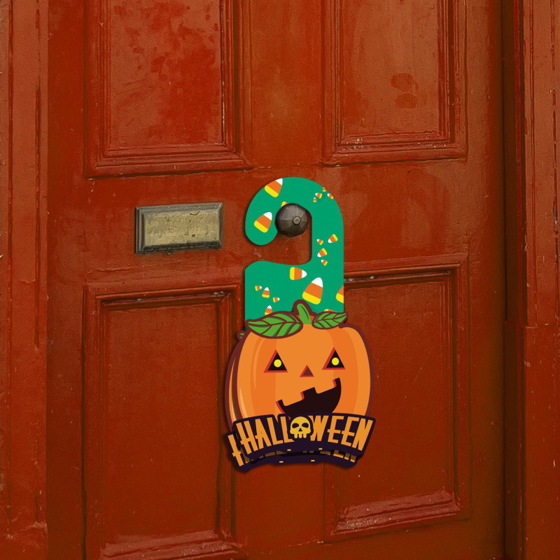 Halloween Decorations Door Handle Hangings Arrangement Props Kindergarten Class Classroom Party Ornaments Vampire Door