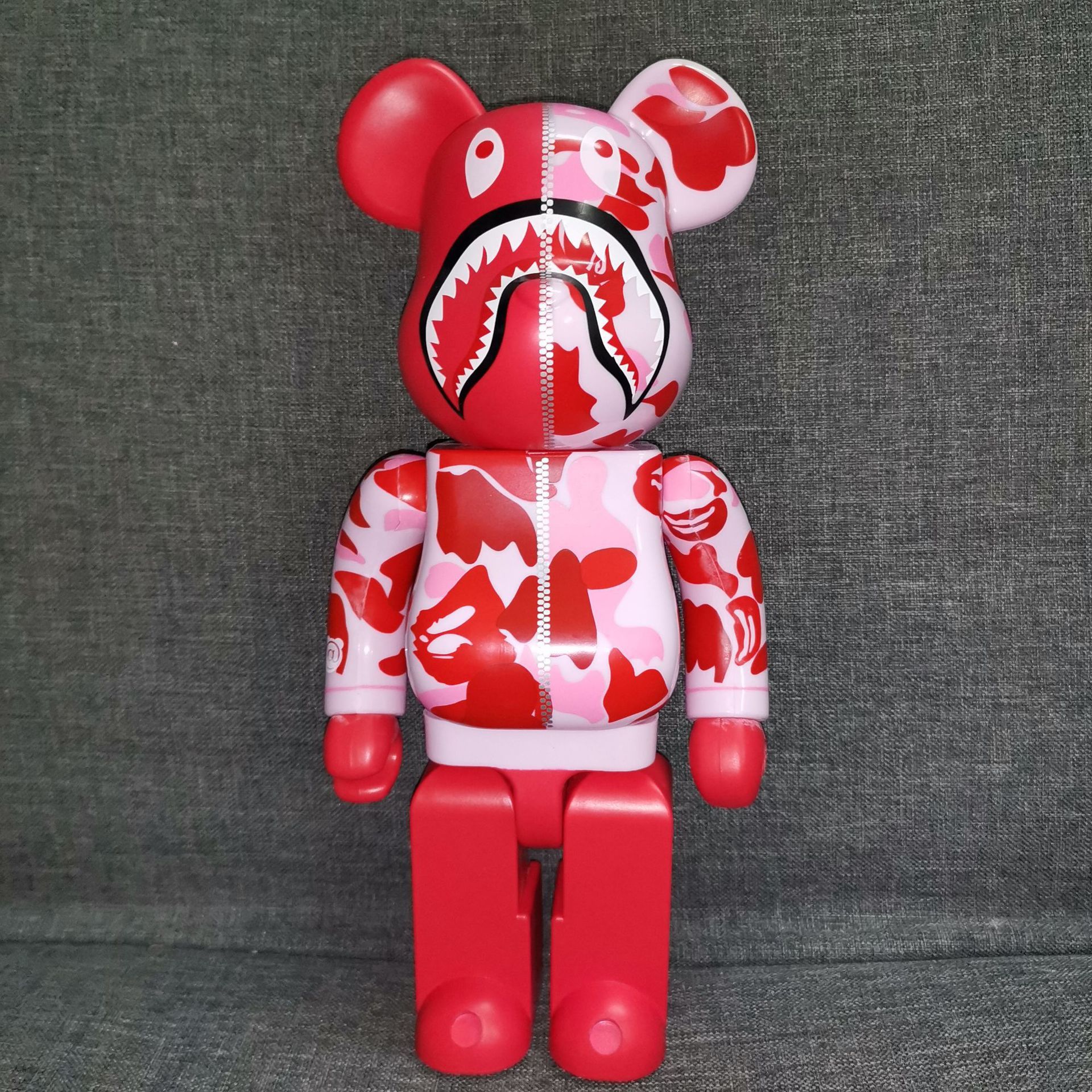 高版本暴力熊积木熊 潮玩摆件夜店装饰 潮人客厅装修迷彩鲨鱼 wgm