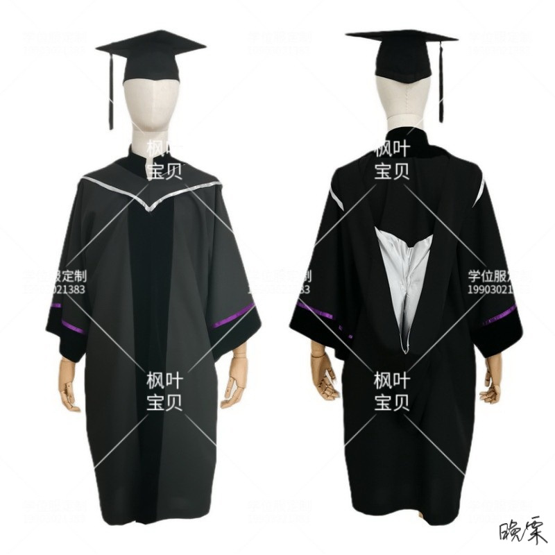 工科黄领学士服婚纱照香港大学服套装服chhk校服礼服直发典礼