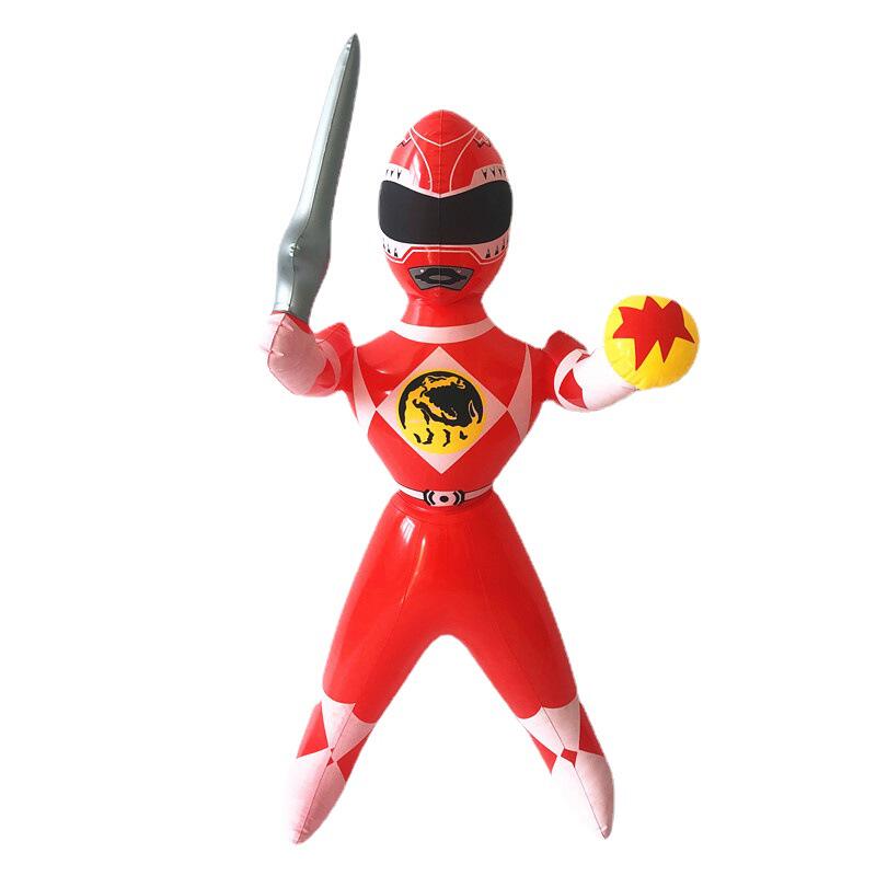 吹气大号宝剑超人充气机器人红色其他玩具恶搞类亚马逊人偶玩具
