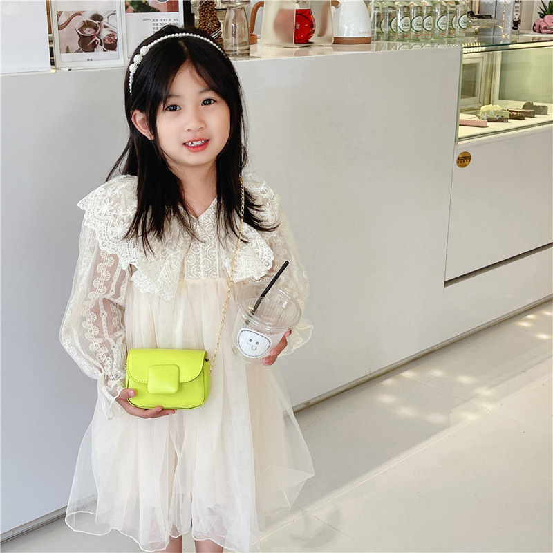 Candy Color Pu Shoulder Bag 2023 New Cute Simple Coin Purse Solid Color Small Bag Chain Messenger Bag Fashion