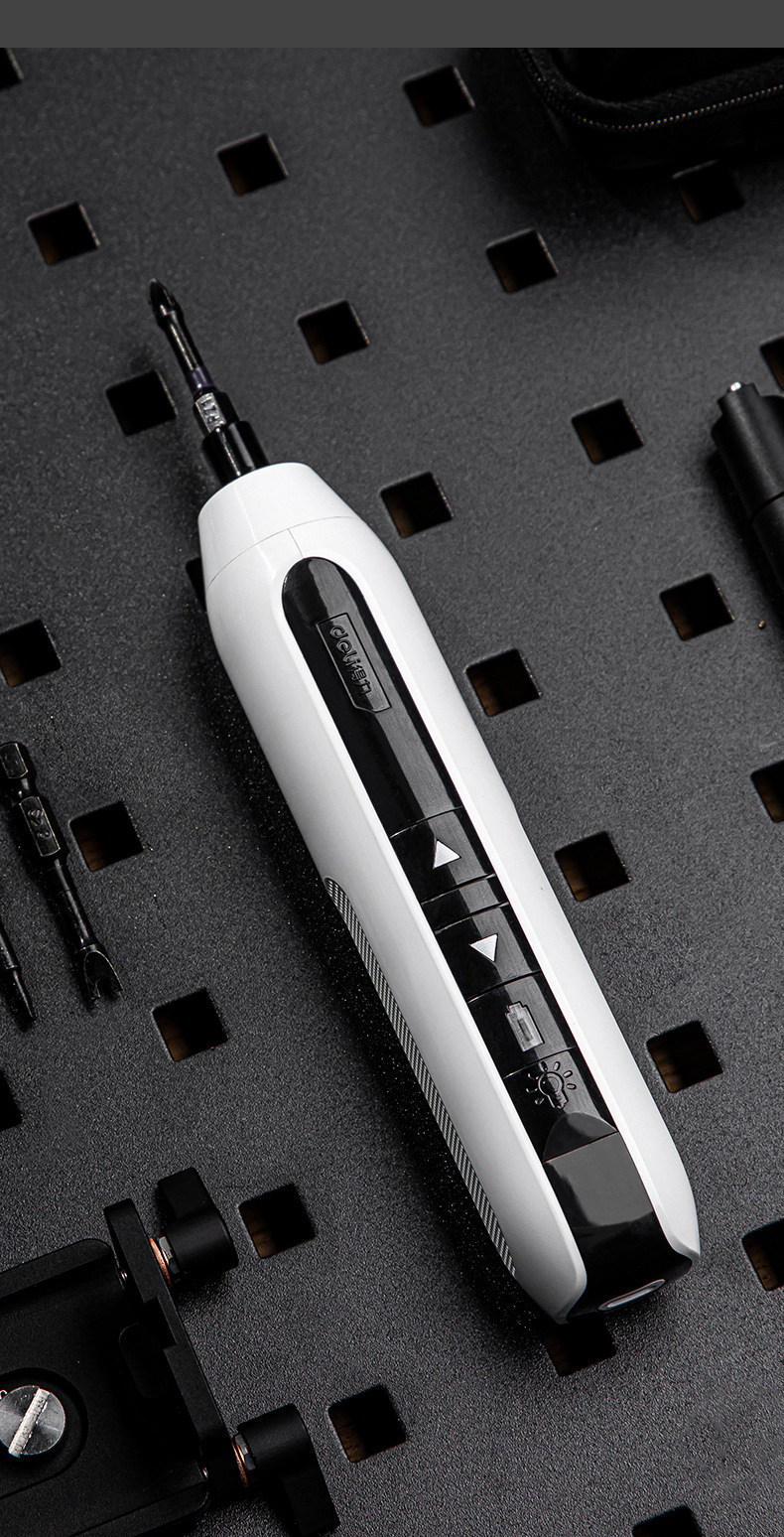 得力电动螺丝刀小型电起子家用电动批迷你便携螺丝批工具