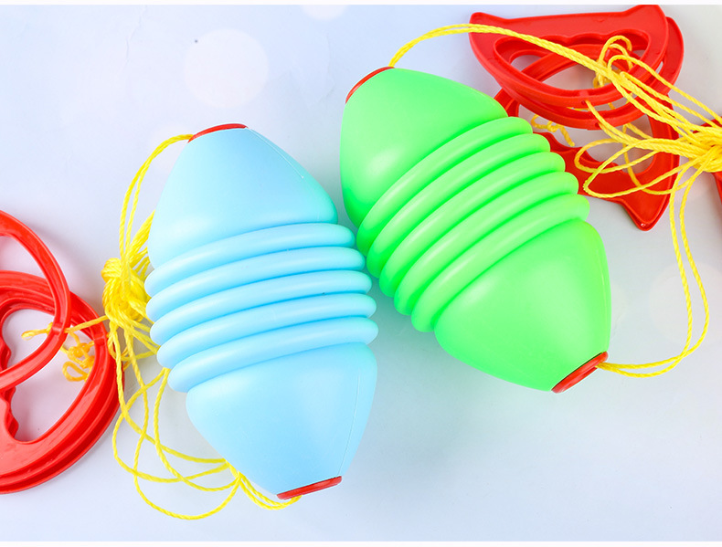 幼儿园拉拉球 感统训练玩具双人拉力球 弹力穿梭手拉球 亲子互动