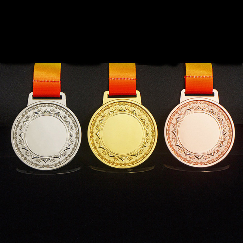 Spot General Metal Medal Zinc Alloy Honor Memorial Medal Games Gold and Silver Copper Medal Printed Logo