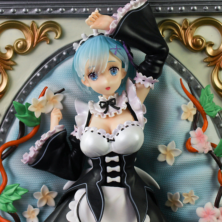 从零开始的异世界生活 原色版连衣裙不可脱3d立体相框蕾姆手办