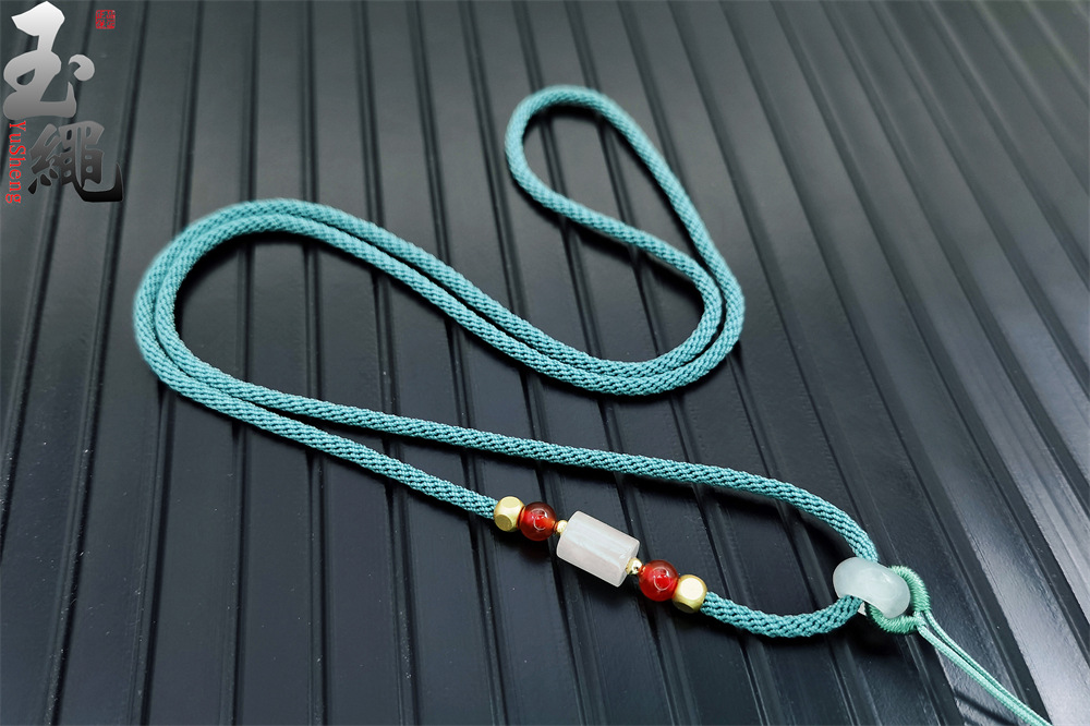 高档玉米绳项链绳翡翠吊坠挂绳简约款挂坠绳子玛瑙佛牌挂脖绳编织