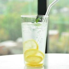 高硼硅玻璃杯透明大容量V型杯大杯拿铁薄款耐热精致果汁杯饮料杯