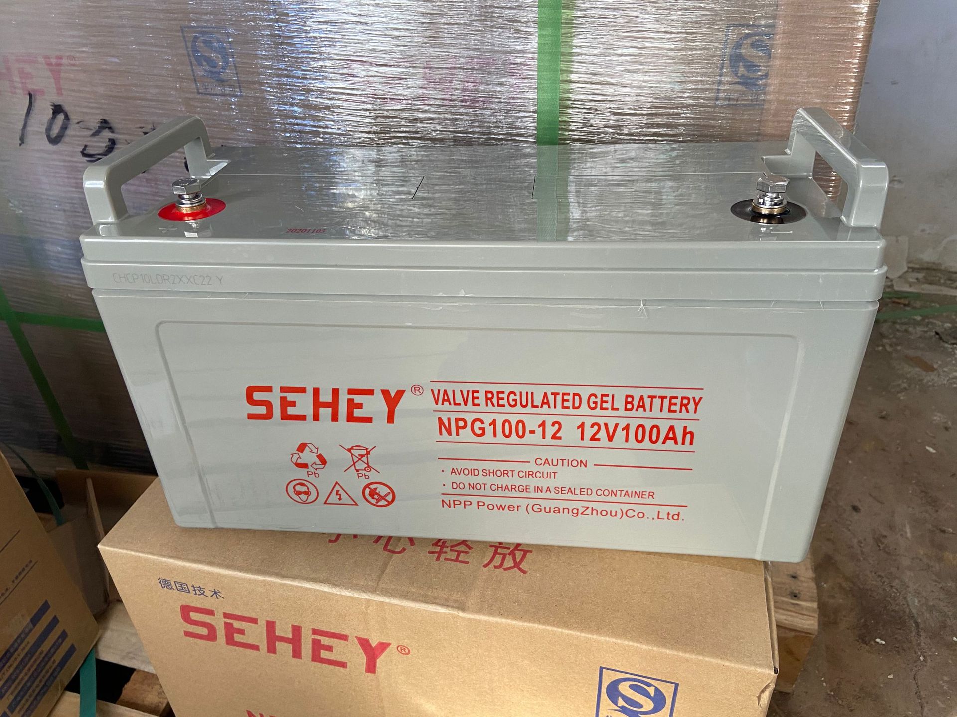 西力蓄电池12v100ah ups电源蓄电池 sehey np100-12 铅酸蓄电池