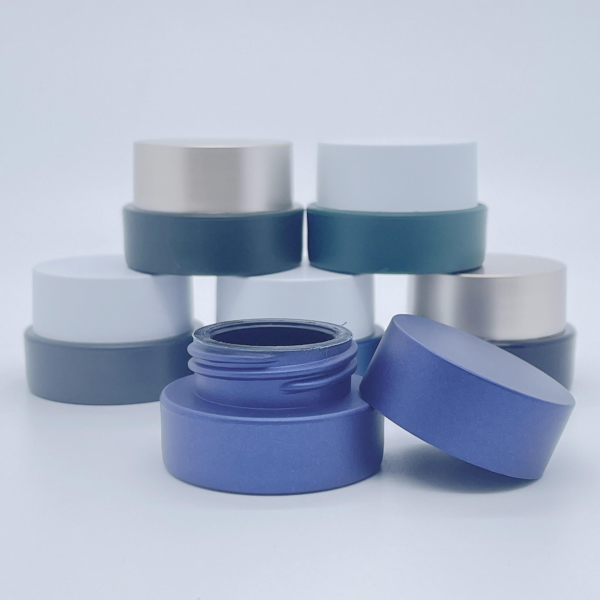 网红爆款5ml日式甲油胶瓶现货5g美甲凝胶分装瓶塑料包材日系罐子