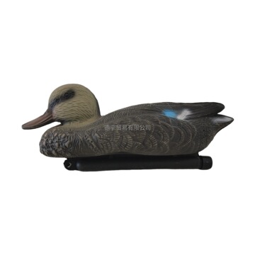 跨境仿真园林野生动物野鸳鸯短脖野鸭子湖泊森林户外打猎诱捕神器