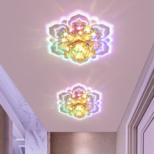 现代简约走廊灯  LED射灯 水晶过道灯玄关灯嵌入式门厅入户天花灯