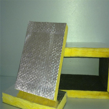 防排烟玻璃棉板 耐火1小时玻璃棉 防排烟风管64kg50mm铝箔玻璃棉