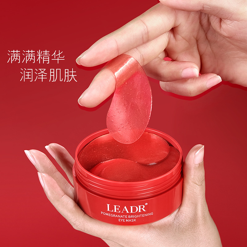 Leadr Goddess Meihong Pomegranate Brightening Eyes Mask Hydrating Moisturizing and Nourishing Moisturizing Fine Lines Lifting and Tightening