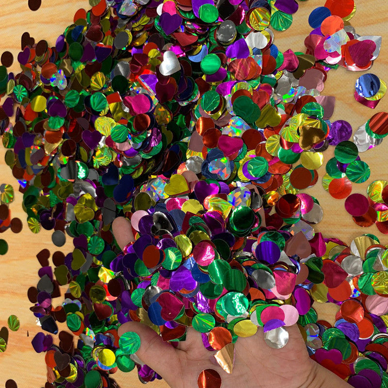 礼花彩炮婚庆手抛花彩色亮片碎纸结婚婚礼手撒花彩纸碎纸亮片撒花
