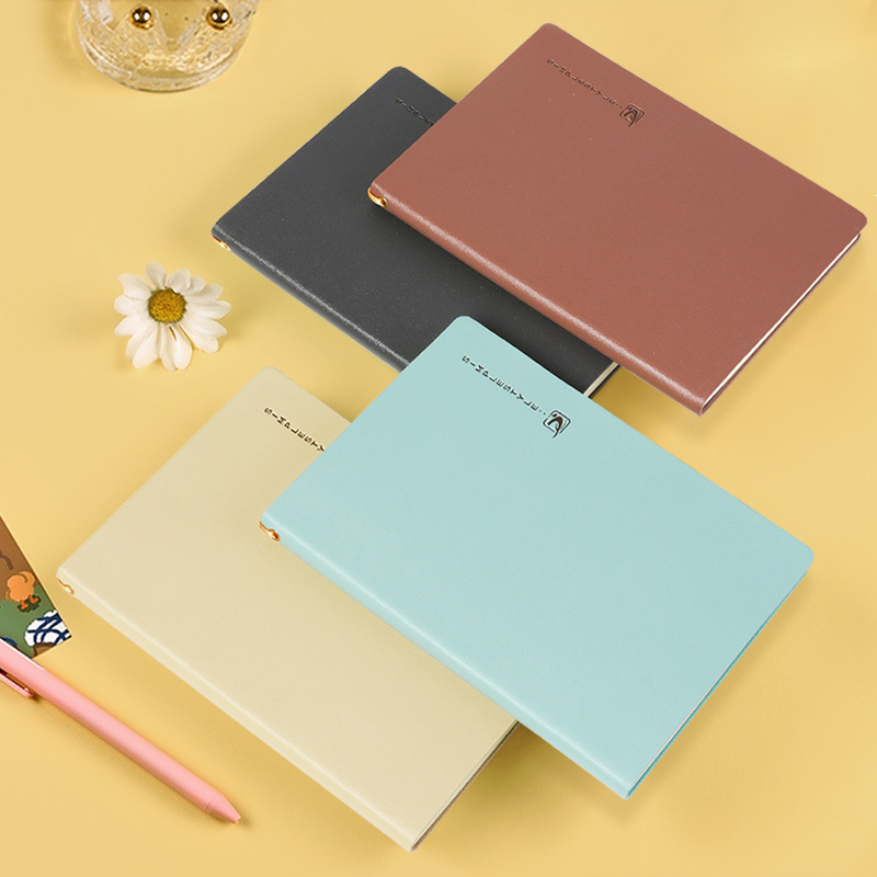 港信a5笔记本软皮面会议记录商务办公记事本高档加厚可定logo批发