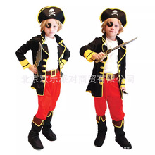 万圣节服装儿童化妆舞会服装cosplay服装儿童杰克海盗船长服装