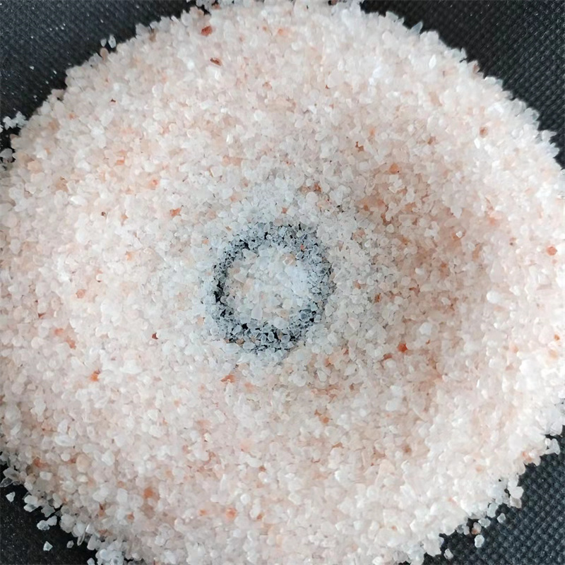 供应水晶盐砂浴盐喜马拉雅盐砂汗蒸沙疗热敷用玫瑰盐沙 规格全