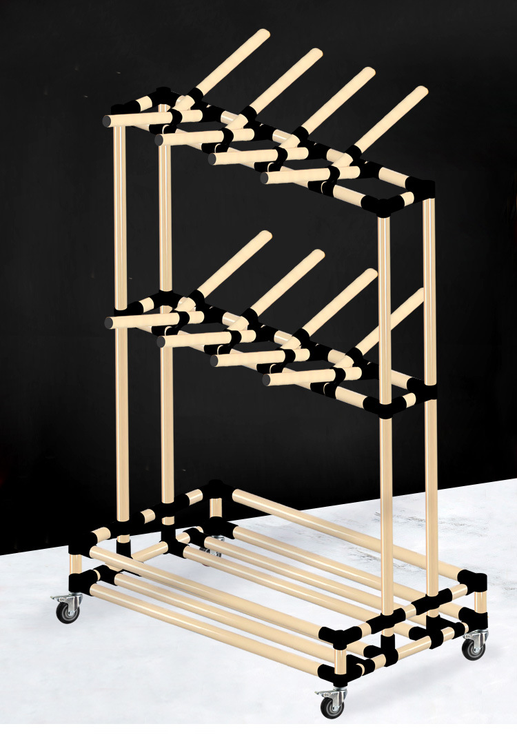 架海精益管货架线束架子车间复合管挂线架带轮线束料架分隔货架