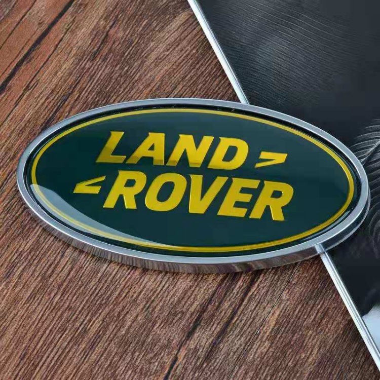 适用路虎车标揽胜车贴光中网标志车贴发现神行车尾标改装尾门标