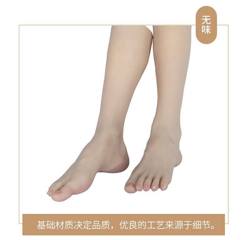 跨海速卖通亚马逊供应欧美外贸仿真硅胶腿模袜模鞋模道具脚模型女