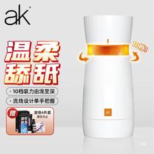 ak 飞机杯成人男用品性气动便携洪吸手动夹吸倒模自慰器 情趣用品