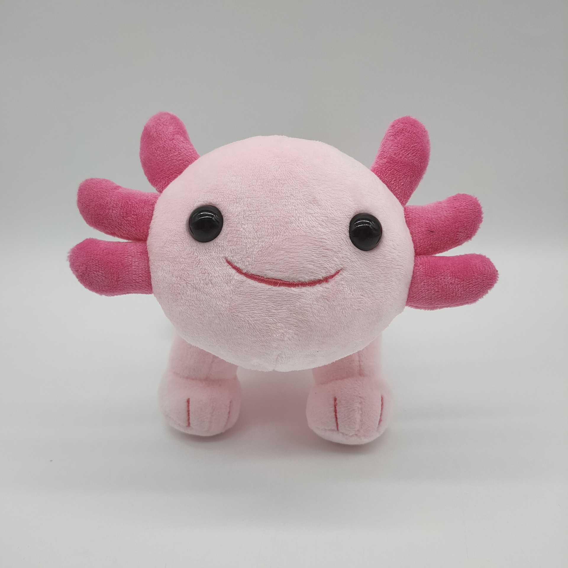 跨境新品axolotl 毛绒玩具 蝾螈公仔周边支持来图d制 来样d制