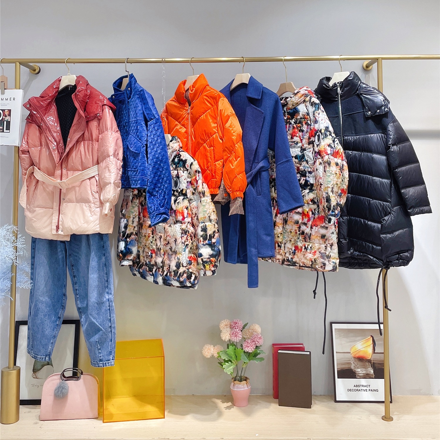 维伊羽绒服 冬季新款品牌折扣女装衣服尾货清仓走份批发剪标货源