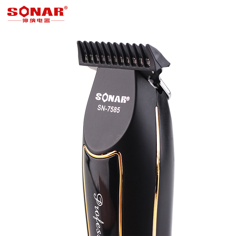 Sonar Hair Clipper Cross-Border Electric Clipper Hair Scissors Oil Head Push Mini Electric Scissors Carving Palm Bald Cross-Border